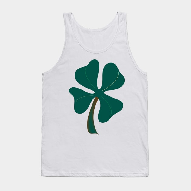 Four Leaf Clover Tank Top by Dreambarks